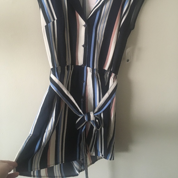 Modcloth Striped Romper - Medium - Picture 3 of 6